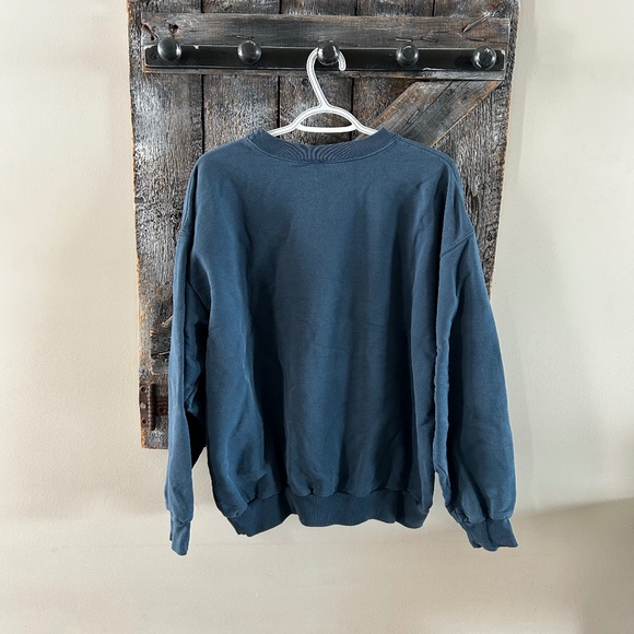 Vintage ikeda Crewneck Blue - size tag is faded - Picture 2 of 5